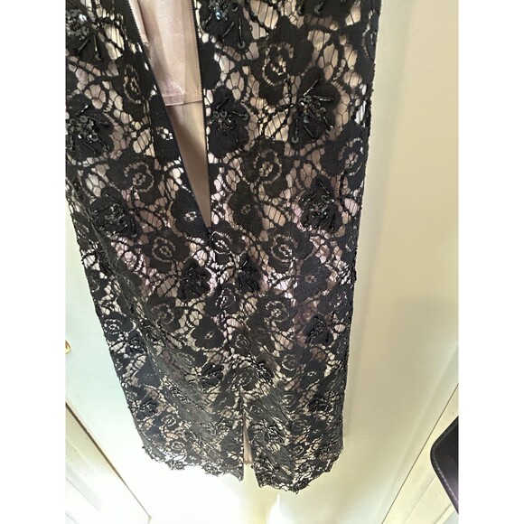 JS Boutique Womens Black Lace & Sequin Cocktail Dress Size 4 - Picture 16 of 16